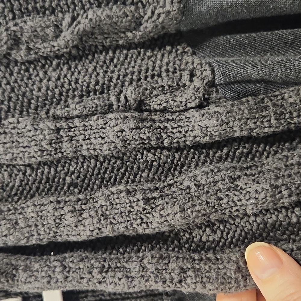 Lucky Brand Women's Cardigan - Charcoal Gray - Picture 5 of 13
